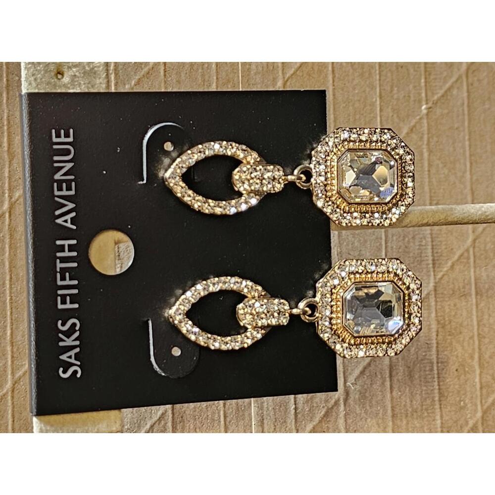 Saks Fifth Avenue Elegant Drop Earrings
